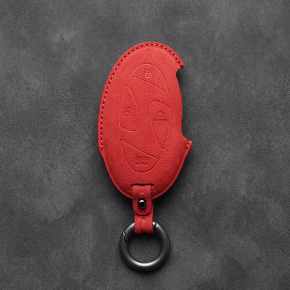 Hyundai Hand-Stitched Alcantara Key Fob Cover – Oval Smart Key
