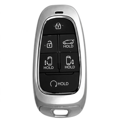 Hyundai Hand-Stitched Alcantara Key Fob Cover – Oval 6-Button