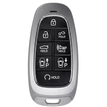 Hyundai Hand-Stitched Alcantara Key Fob Cover – Oval 8-Button