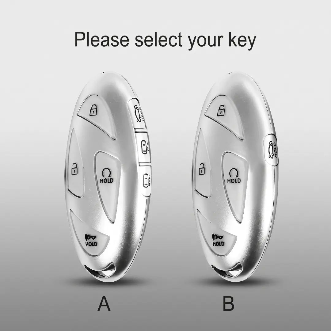 Hyundai Hand-Stitched Alcantara Key Fob Cover – Oval Smart Key