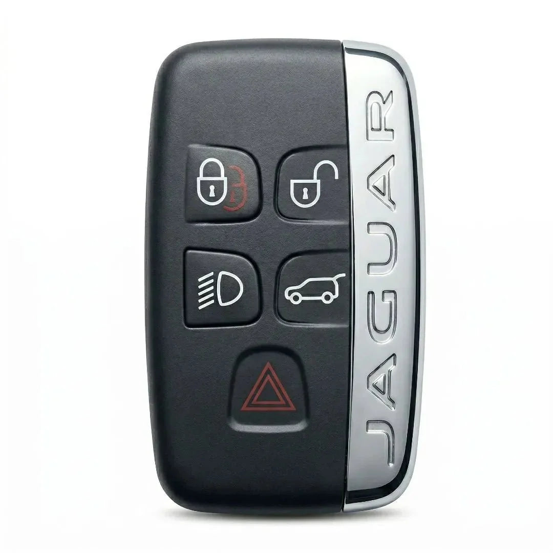 Jaguar Hand-Stitched Alcantara Key Fob Cover – Block 5-Button