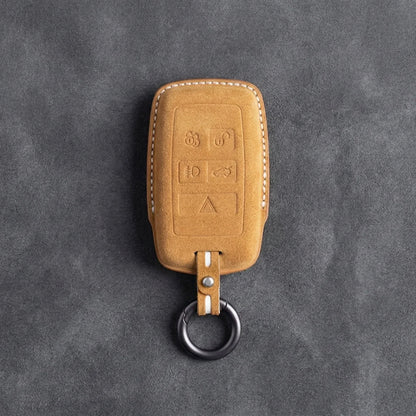 Jaguar Hand-Stitched Alcantara Key Fob Cover – Rectangular 5-Button