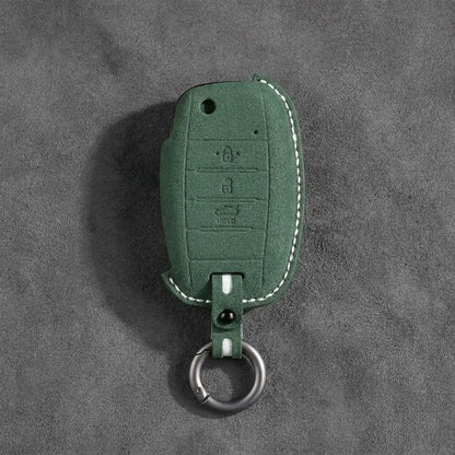 Kia Hand-Stitched Alcantara Key Fob Cover – Flip Key 3-Button