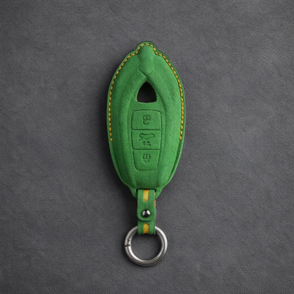 Lamborghini Urus Hand-Stitched Alcantara Key Fob Cover