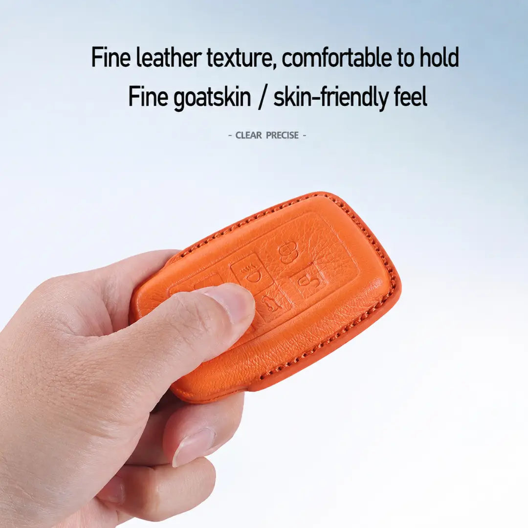Land Rover Goatskin Key Fob Cover - Rectangular 5-Button