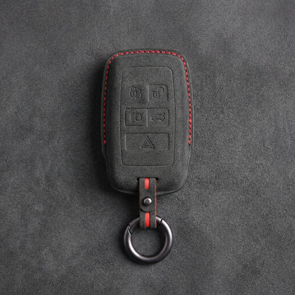 Land Rover Hand-Stitched Alcantara Key Fob Cover - Rectangular 5-Button