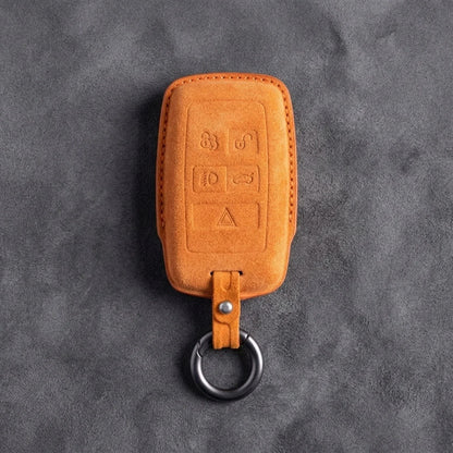 Land Rover Hand-Stitched Alcantara Key Fob Cover - Rectangular 5-Button