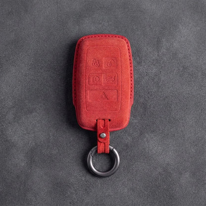 Land Rover Hand-Stitched Alcantara Key Fob Cover - Rectangular 5-Button
