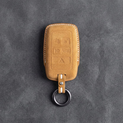 Land Rover Hand-Stitched Alcantara Key Fob Cover - Rectangular 5-Button
