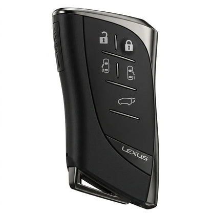Lexus Hand-Stitched Alcantara Key Fob Cover – Curved 5-Button Remote