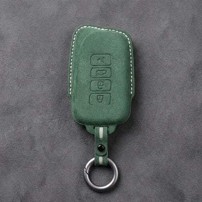 Lexus Hand-Stitched Alcantara Key Fob Cover – Block 4-Button