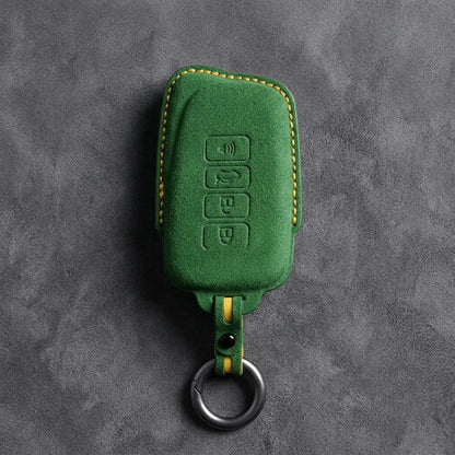 Lexus Hand-Stitched Alcantara Key Fob Cover – Block 4-Button