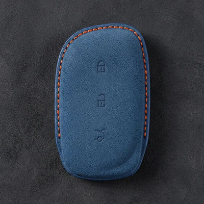 Lynk & Co Hand-Stitched Alcantara Key Fob Cover – Curved 3-Button