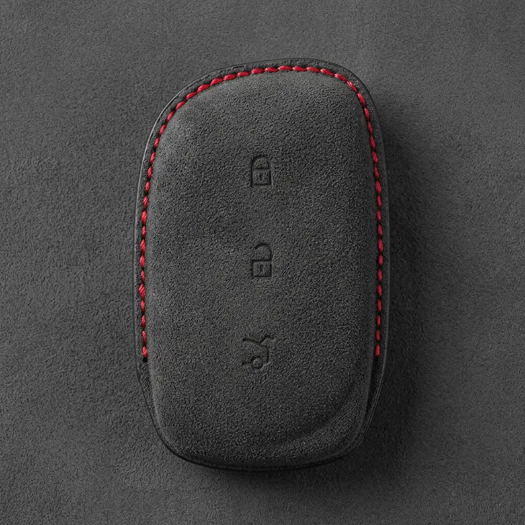 Lynk & Co Hand-Stitched Alcantara Key Fob Cover – Curved 3-Button