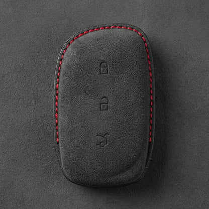Lynk & Co Hand-Stitched Alcantara Key Fob Cover – Curved 3-Button