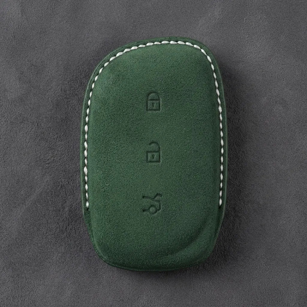 Lynk & Co Hand-Stitched Alcantara Key Fob Cover – Curved 3-Button