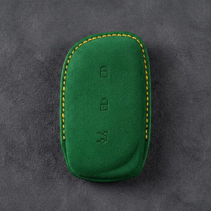 Lynk & Co Hand-Stitched Alcantara Key Fob Cover – Curved 3-Button