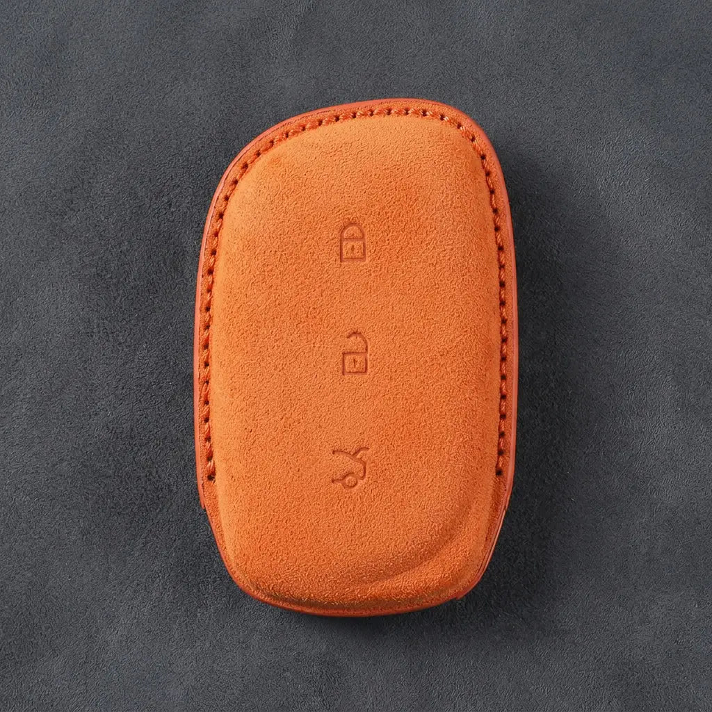 Lynk & Co Hand-Stitched Alcantara Key Fob Cover – Curved 3-Button