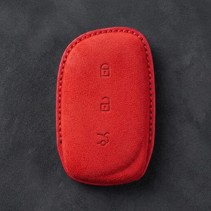 Lynk & Co Hand-Stitched Alcantara Key Fob Cover – Curved 3-Button