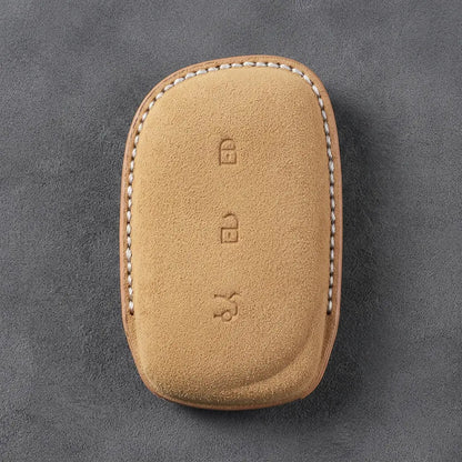 Lynk & Co Hand-Stitched Alcantara Key Fob Cover – Curved 3-Button