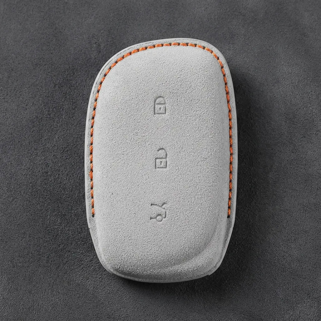 Lynk & Co Hand-Stitched Alcantara Key Fob Cover – Curved 3-Button