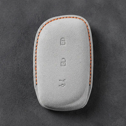 Lynk & Co Hand-Stitched Alcantara Key Fob Cover – Curved 3-Button