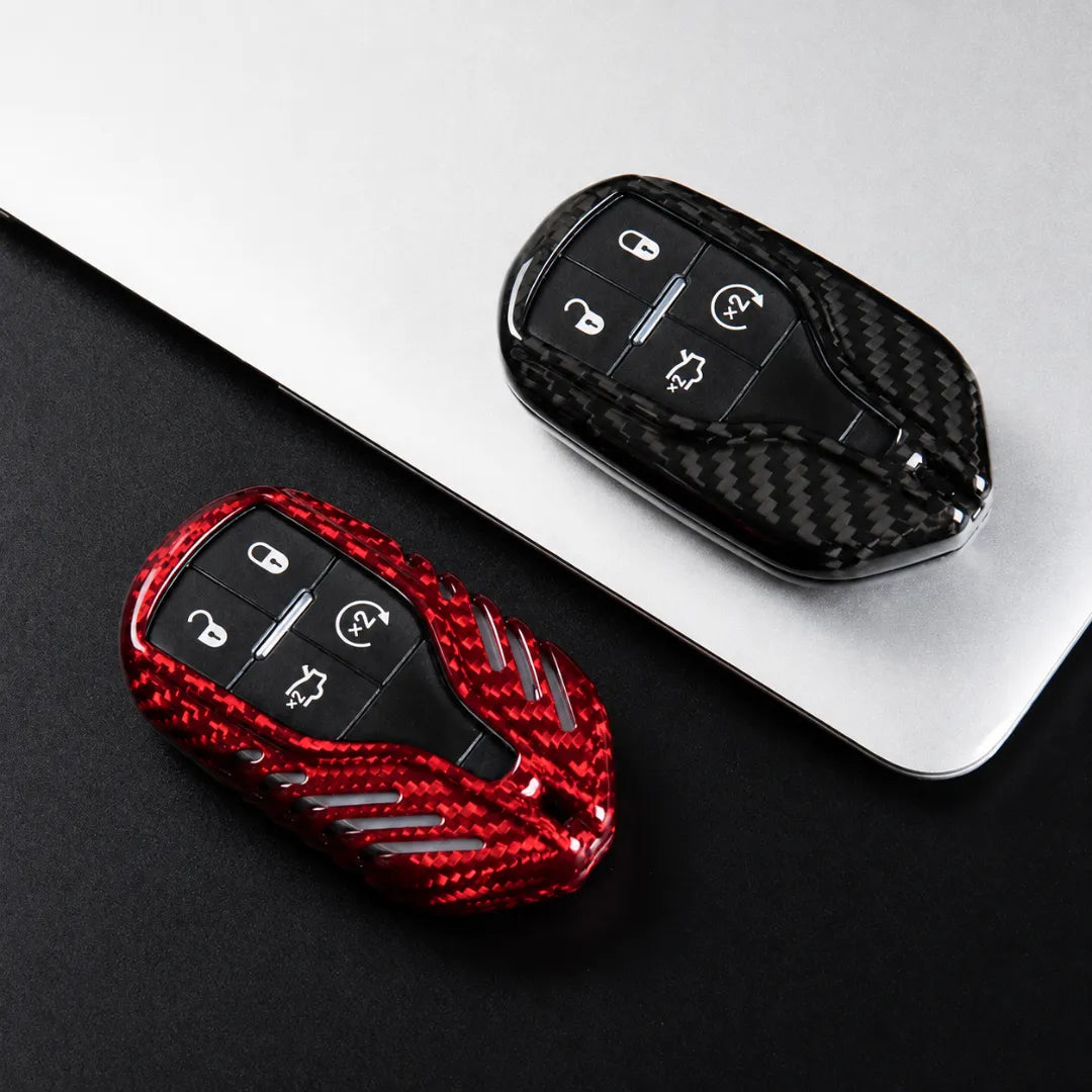 Maserati Carbon Key Fob Cover – Shield 4-Button