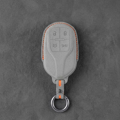Maserati Hand-Stitched Alcantara Key Fob Cover – Shield 4-Button