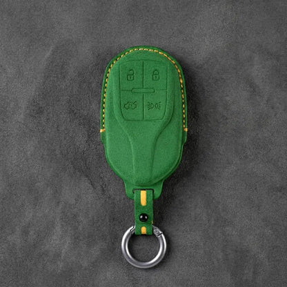 Maserati Hand-Stitched Alcantara Key Fob Cover – Shield 4-Button