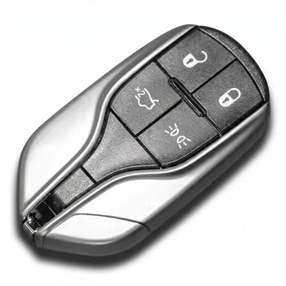 Maserati Hand-Stitched Alcantara Key Fob Cover – Shield 4-Button