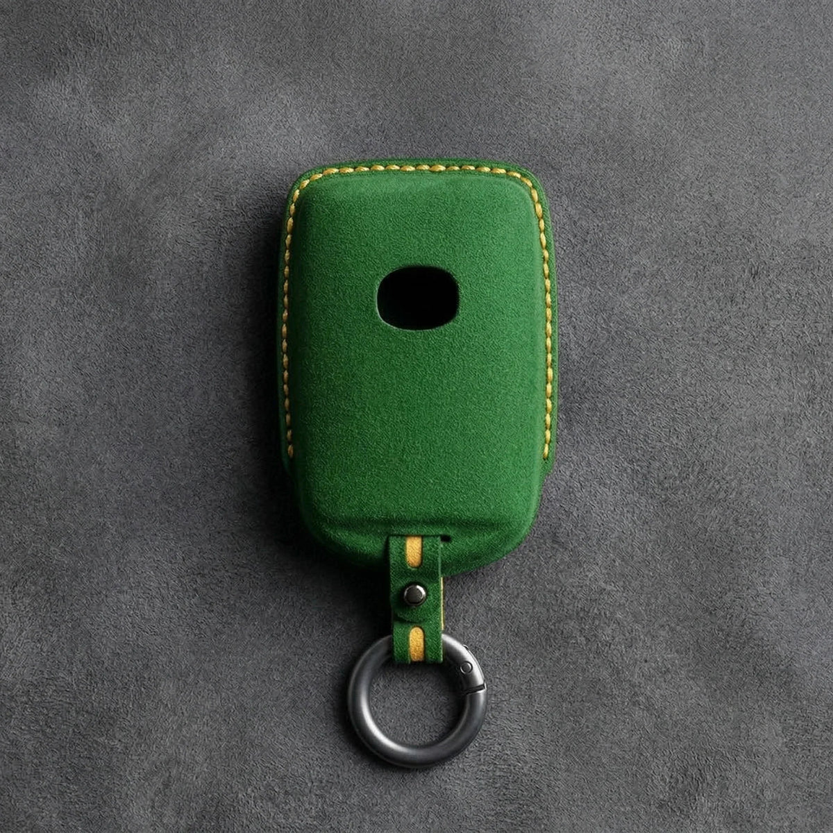 Mazda Hand-Stitched Alcantara Key Fob Cover – Side-Button Series