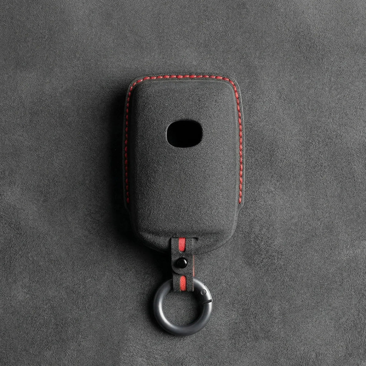 Mazda Hand-Stitched Alcantara Key Fob Cover – Side-Button Series