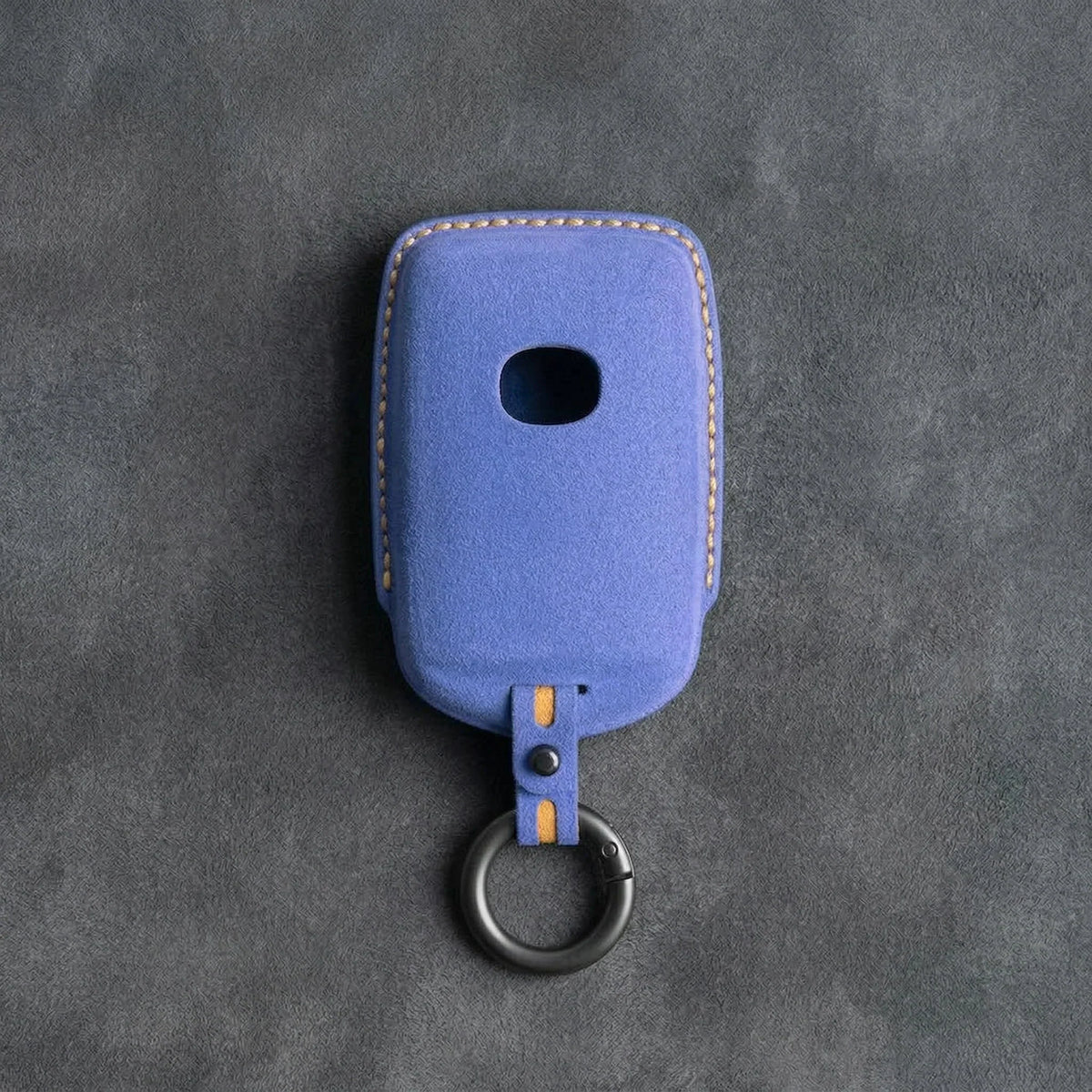 Mazda Hand-Stitched Alcantara Key Fob Cover – Side-Button Series