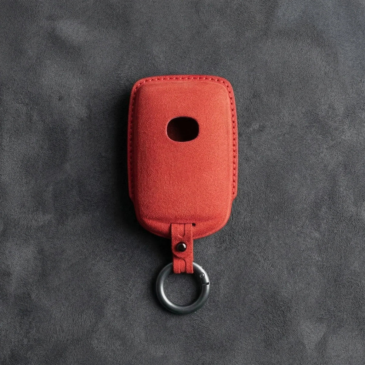 Mazda Hand-Stitched Alcantara Key Fob Cover – Side-Button Series