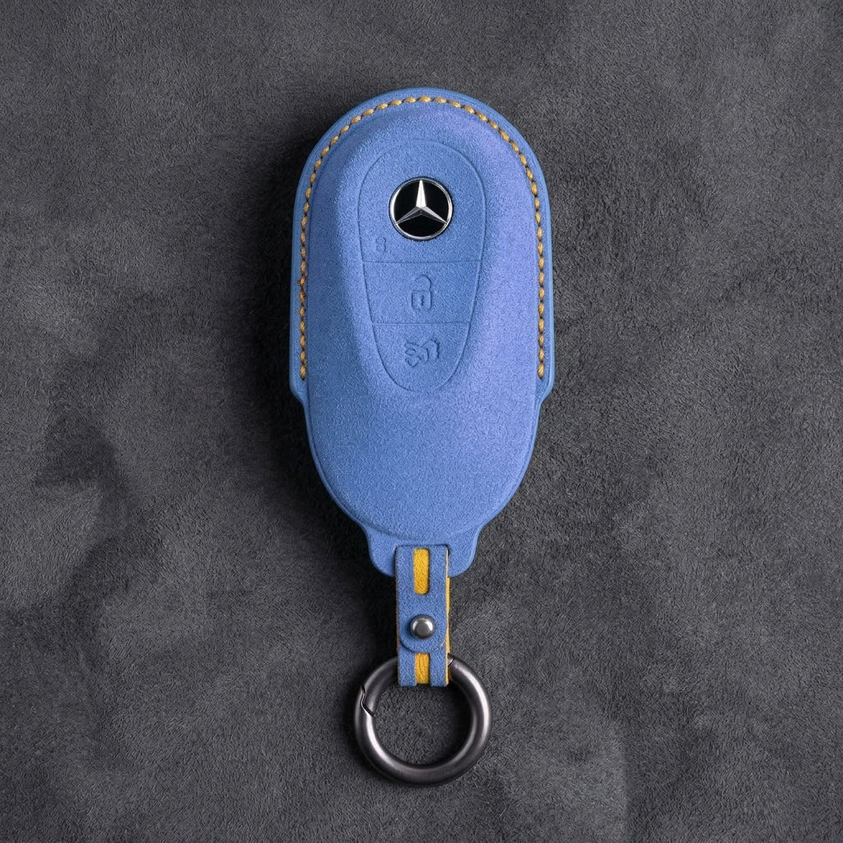 Mercedes-Benz Alcantara Key Fob – Contemporary 3-Button