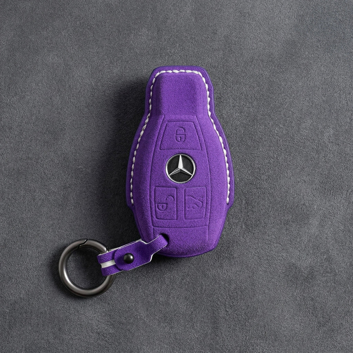 Mercedes-Benz Alcantara Key Fob Cover – Push Start / Keyless Go