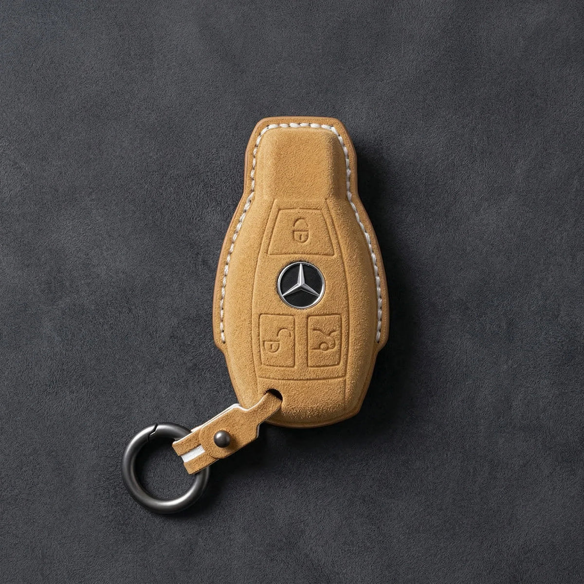 Mercedes-Benz Alcantara Key Fob Cover – Push Start / Keyless Go