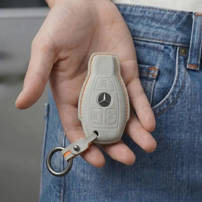 Mercedes-Benz Alcantara Key Fob Cover – Push Start / Keyless Go