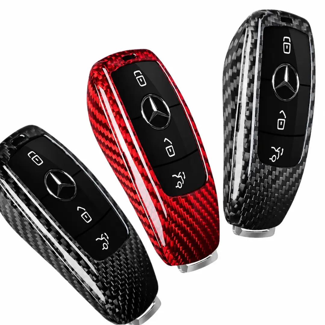 Mercedes-Benz Carbon Key Fob Cover - Teardrop