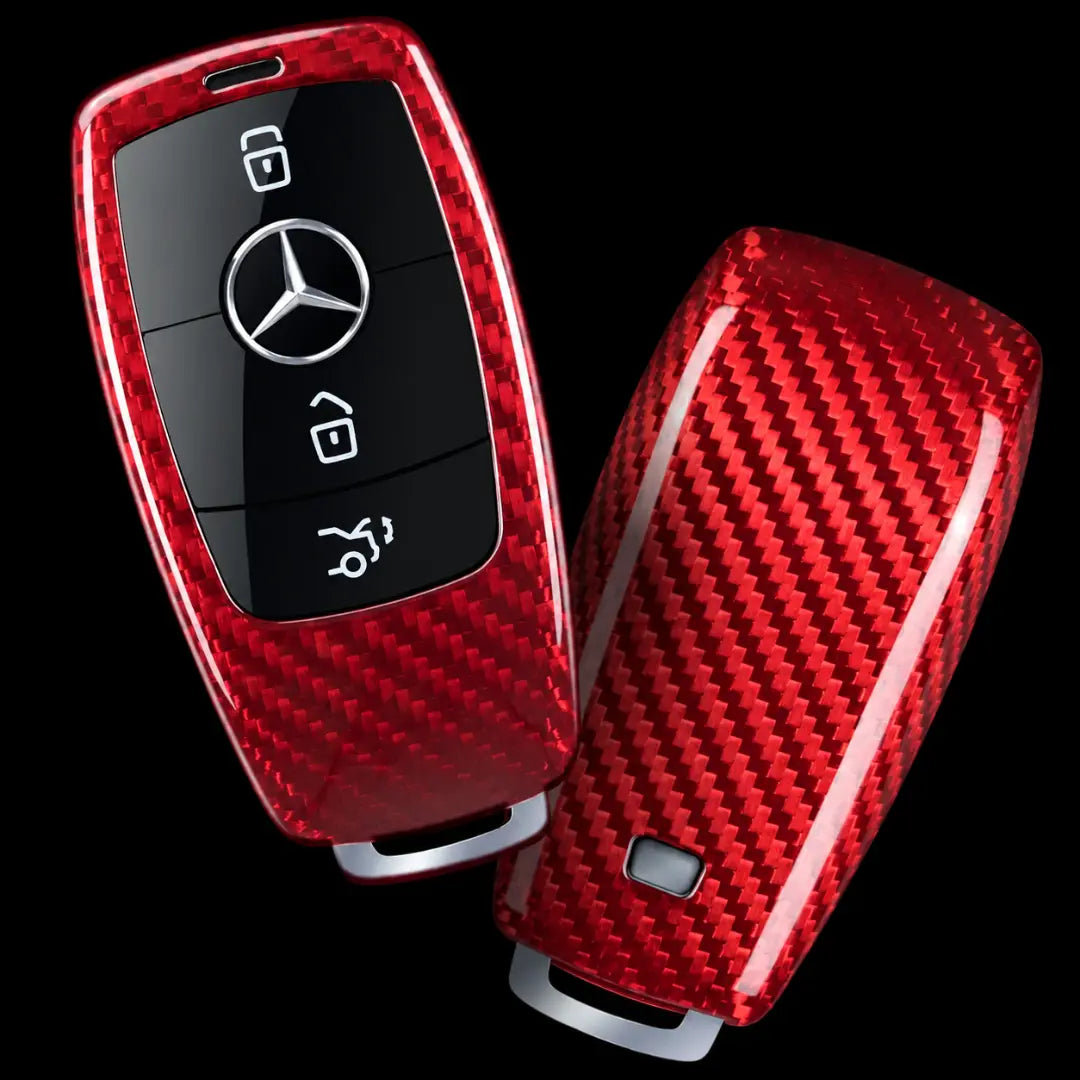 Mercedes-Benz Carbon Key Fob Cover - Teardrop