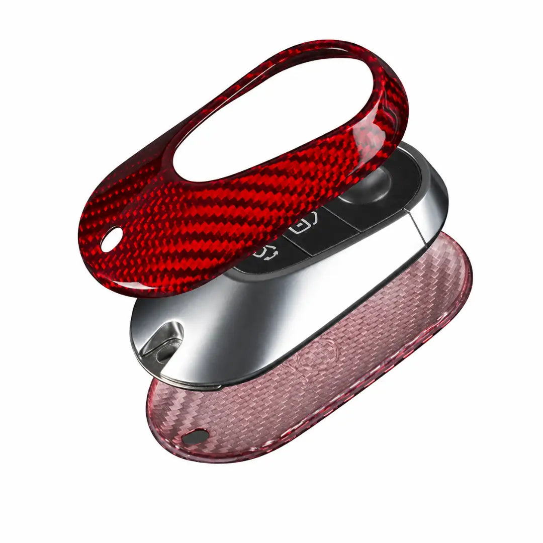 Mercedes-Benz Carbon Key Fob Cover – Contemporary 3-Button