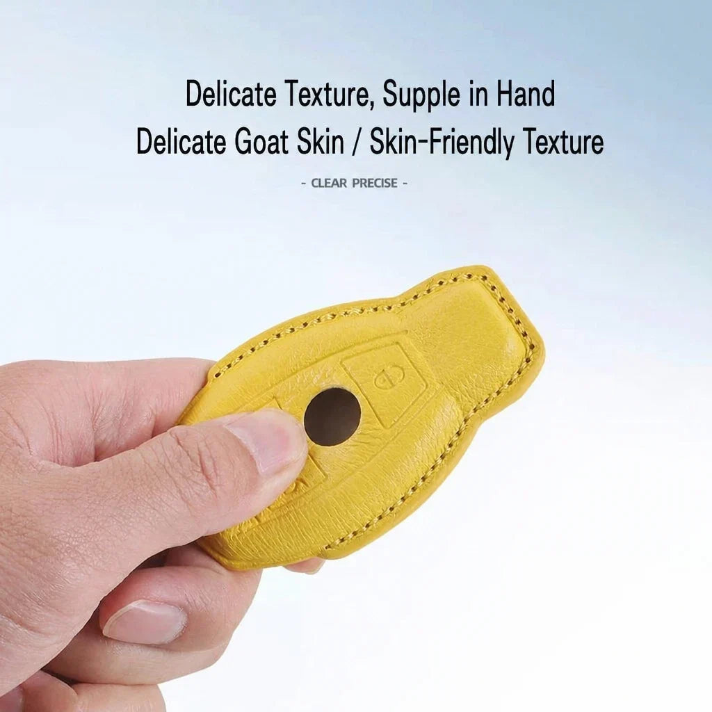 Mercedes-Benz Goatskin Key Fob Cover – Push Start / Keyless Go