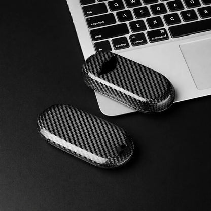 Mini Cooper Carbon Key Fob Cover – Oval Smart Key