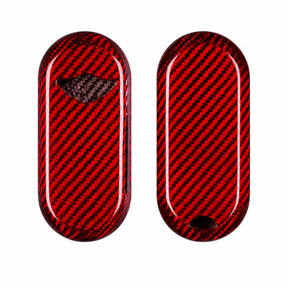 Mini Cooper Carbon Key Fob Cover – Oval Smart Key