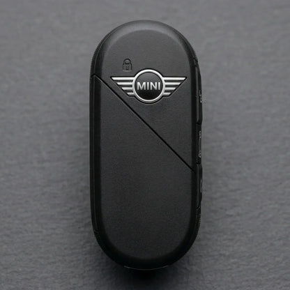 Mini Cooper Hand-Stitched Alcantara Key Fob Cover – Oval Smart Key