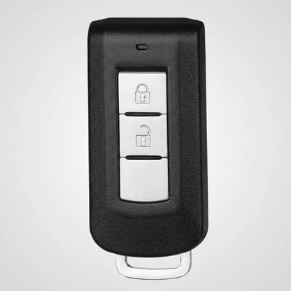Mitsubishi Hand-Stitched Alcantara Key Fob Cover – Vertical 2-Button