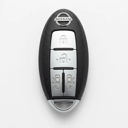 Nissan Hand-Stitched Alcantara Key Fob Cover – Oval Dual Sliding Doors