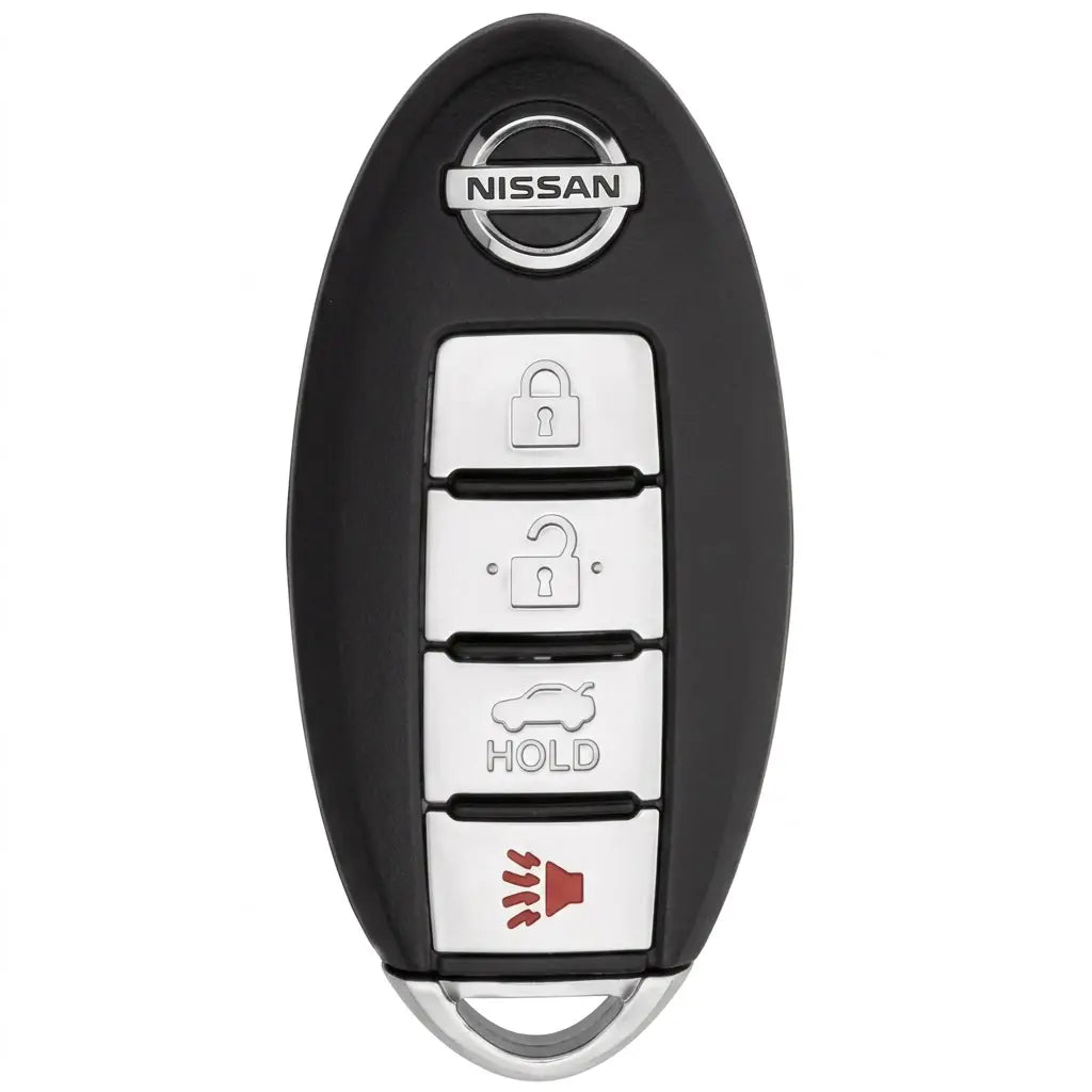 Nissan Hand-Stitched Alcantara Key Fob Cover – Oval 4-Button