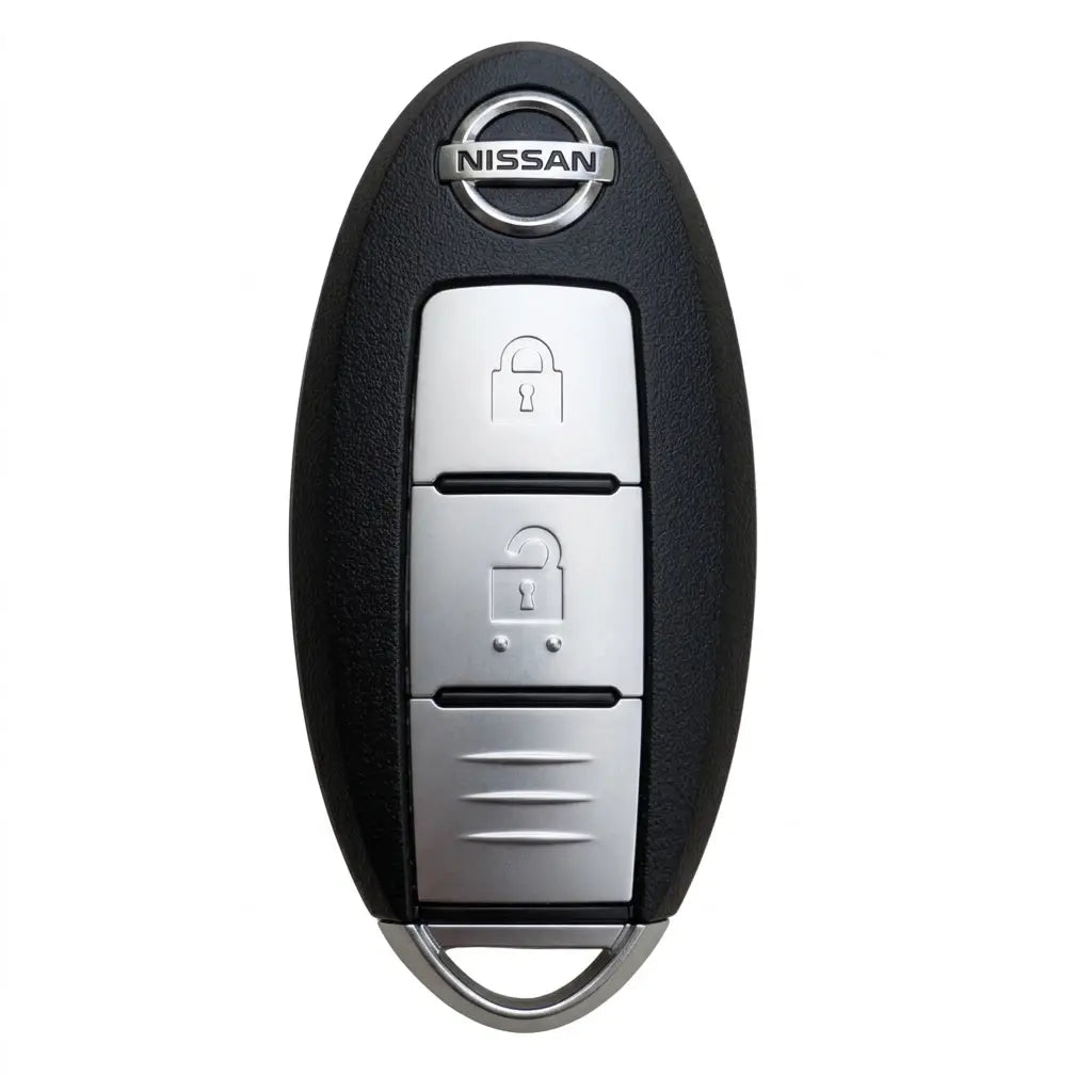 Nissan Hand-Stitched Alcantara Key Fob Cover – Oval 2-Button