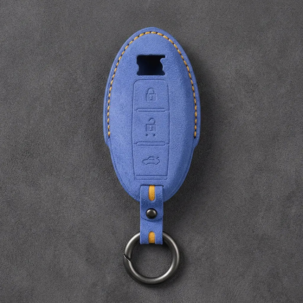 Nissan Hand-Stitched Alcantara Key Fob Cover – GT-R R35